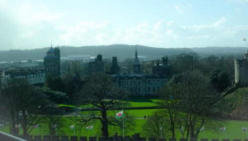 Castle Cardiff Courtyard