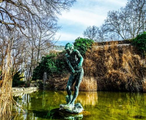 Margaret Island Pond Statue Gleam