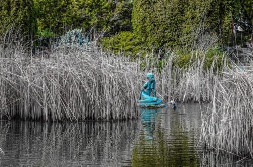 Margaret Island Pond Statue RGB